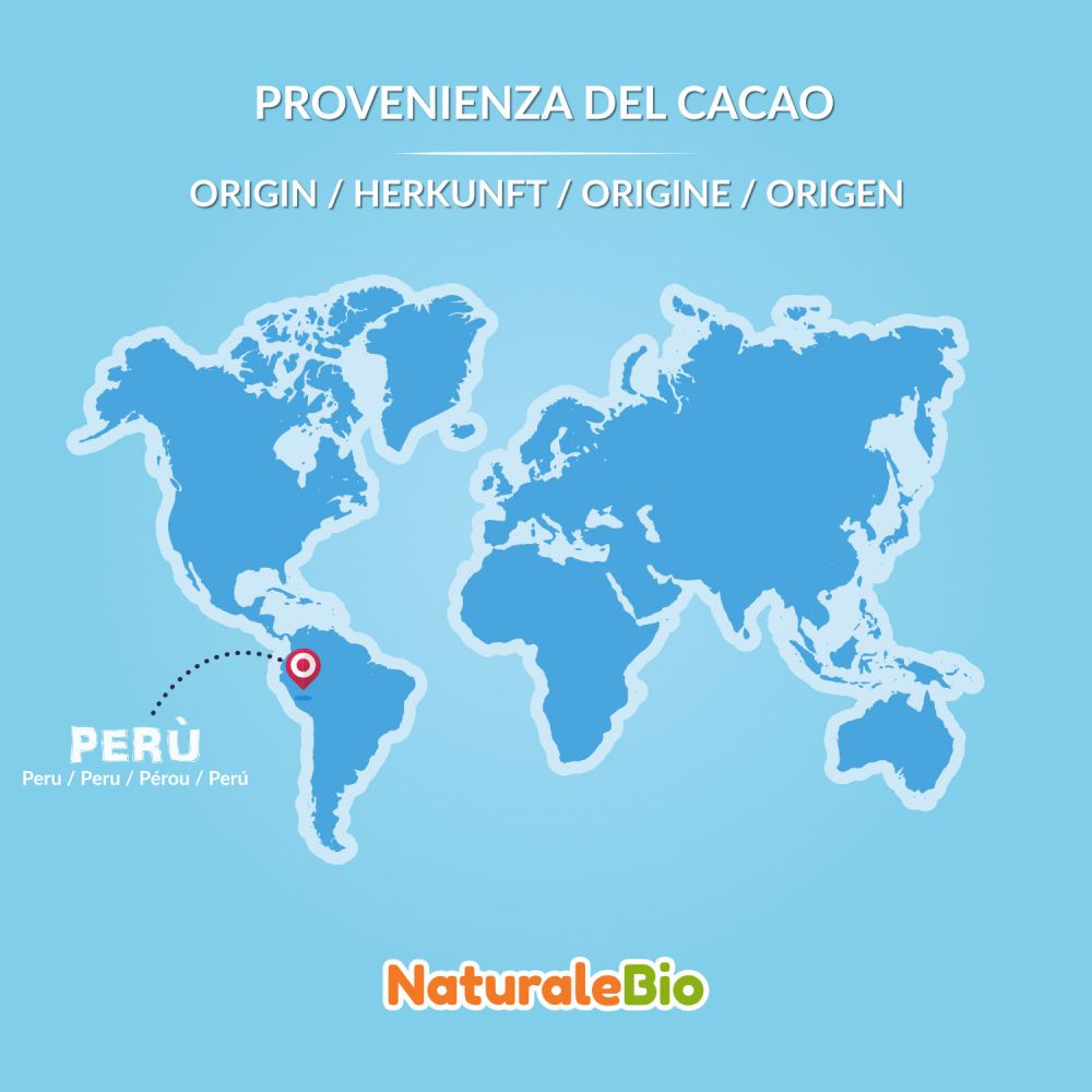 Cacao in polvere biologico prodotto in peru